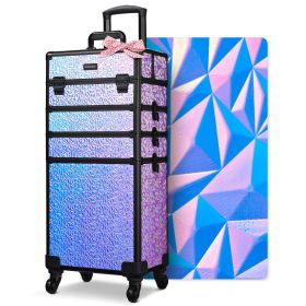 32-INCH 4-In-1 Rolling Makeup Train Case
